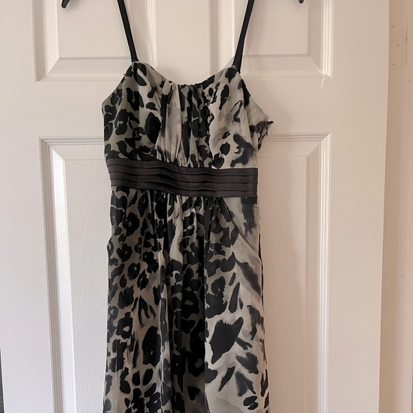 KENSIE Dress, black/grey/white animal print. - Picture 1 of 7